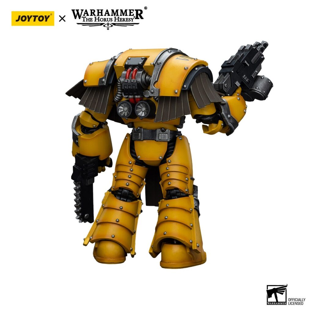 Imperial Fists Legion Cataphractii Terminator Squad Sergeant with Chainfist - JoyToy Germany