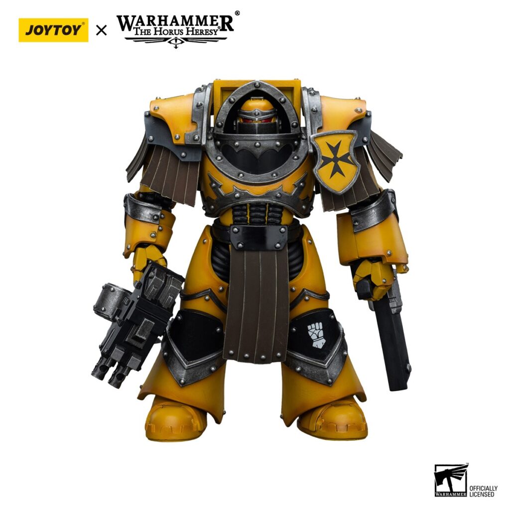 Imperial Fists Legion Cataphractii Terminator Squad Sergeant with Chainfist 2 - JoyToy Germany