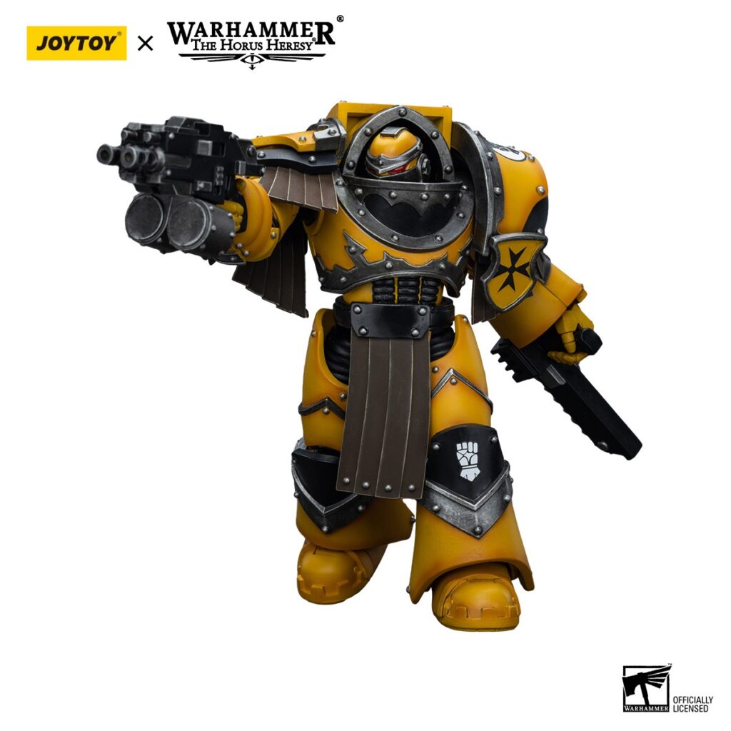 Imperial Fists Legion Cataphractii Terminator Squad Sergeant with Chainfist 3 - JoyToy Germany