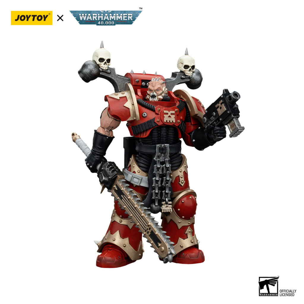 JoyToy World Eaters Khorne Berzerker with Eviscerator Chainsword1 - JoyToy Germany