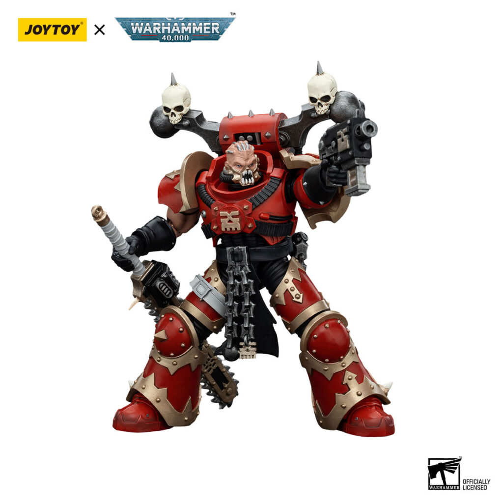 JoyToy World Eaters Khorne Berzerker with Eviscerator Chainsword3 - JoyToy Germany