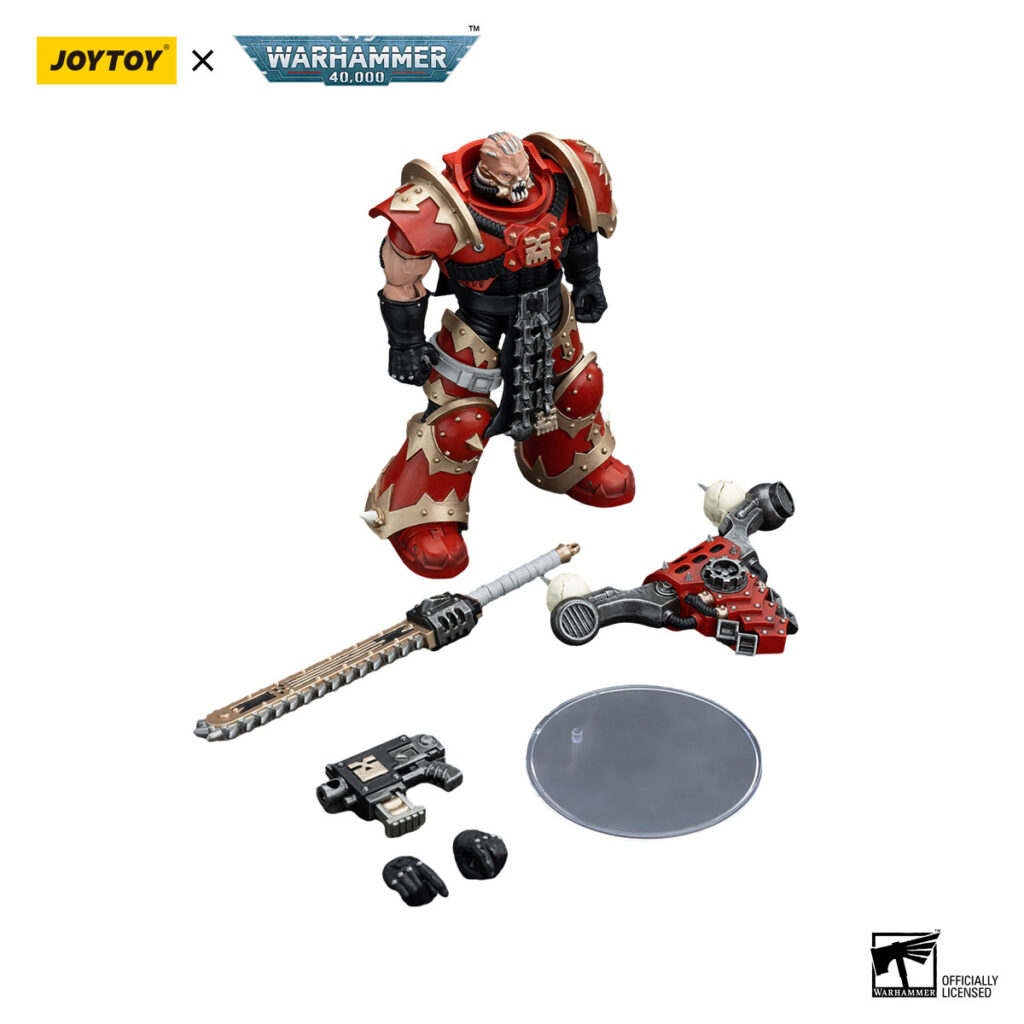 JoyToy World Eaters Khorne Berzerker with Eviscerator Chainsword5 - JoyToy Germany