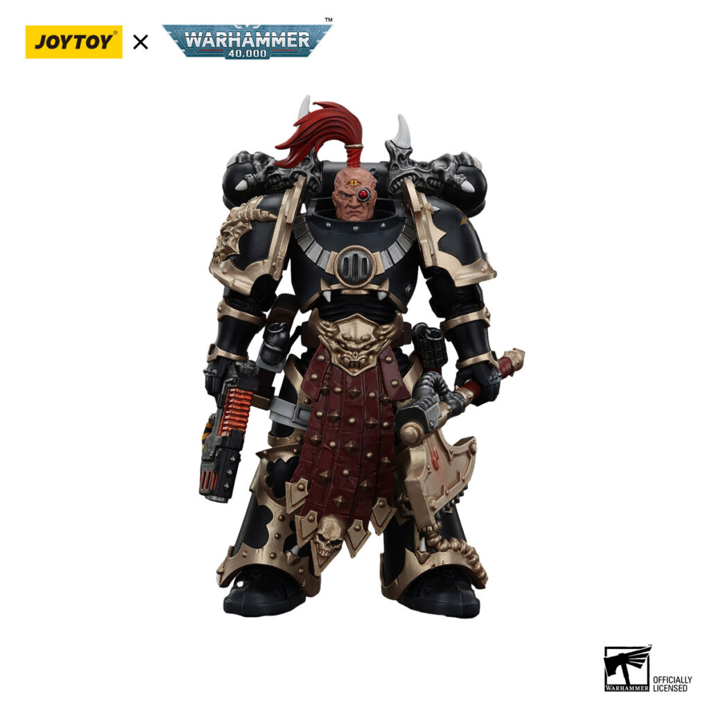 Joytoy W40K HChaos Space Marines Black Legion Chosen with Plasma Pistol and Power - JoyToy Germany