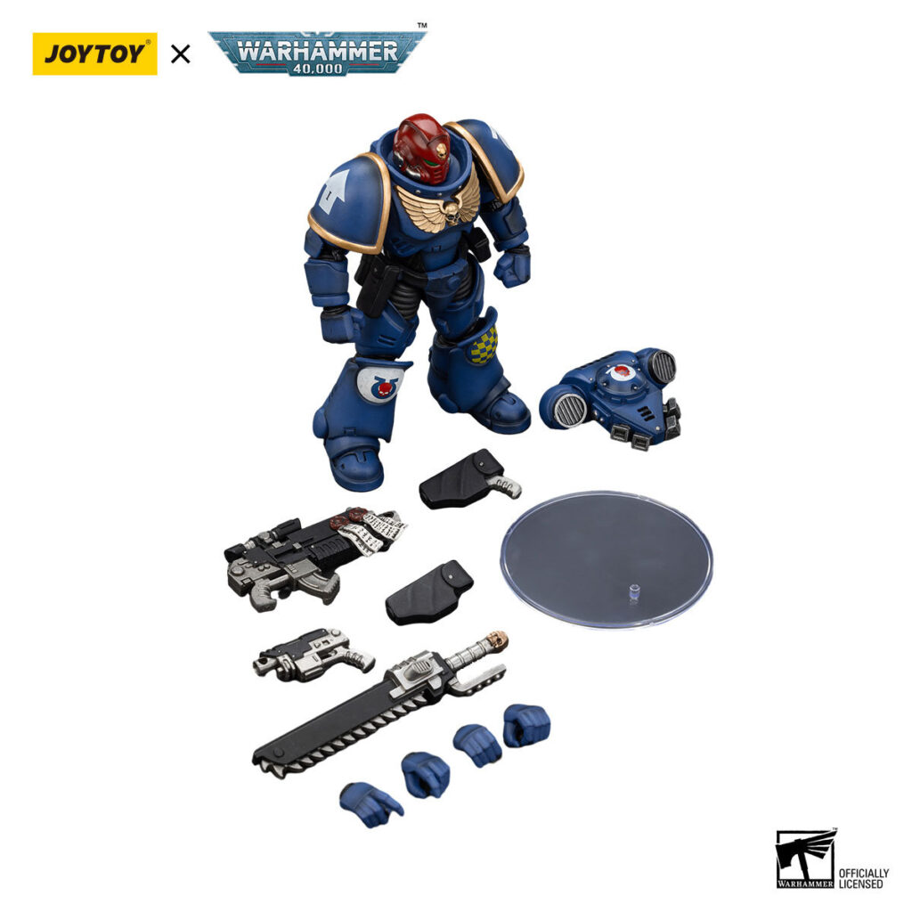 Joytoy WH40K Ultramarines Heroes of the Chapter Brother Veteran Sergeant Castor 13 - JoyToy Germany
