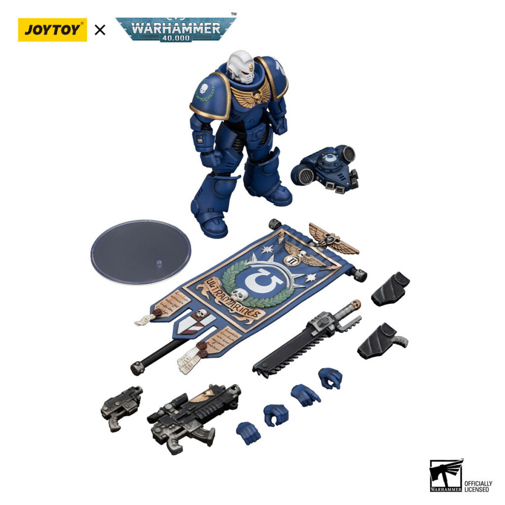 Joytoy WH40K Ultramarines Heroes of the Chapter Primaris Ancient Posca 4 - JoyToy Germany