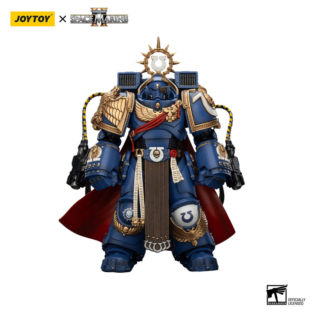 Joytoy WH40K Ultramarines Marneus Calgar Chapter Master with MkX Gravis Armour and Gauntlets of Ultramar - JoyToy Germany