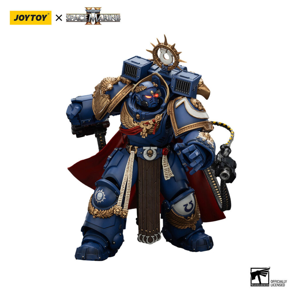 Joytoy WH40K Ultramarines Marneus Calgar Chapter Master with MkX Gravis Armour and Gauntlets of Ultramar5 - JoyToy Germany